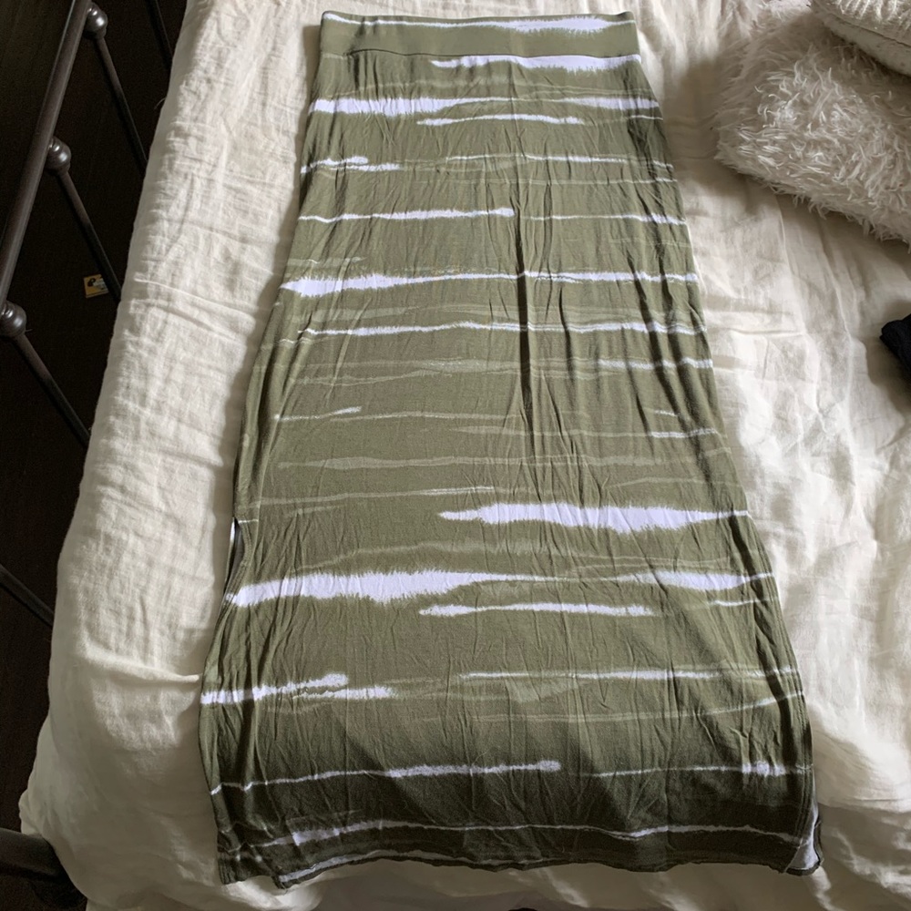 Tie dye long skirt
